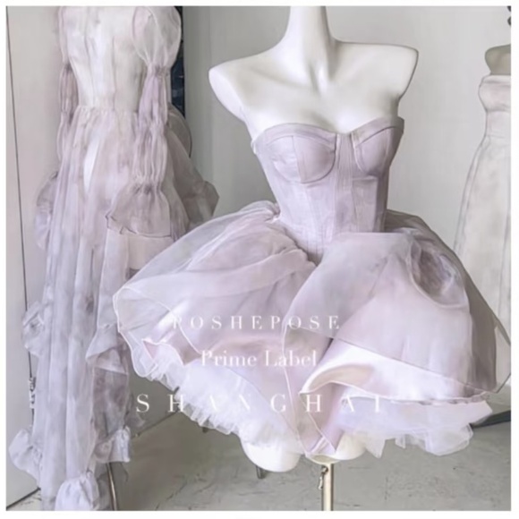POSHEPOSE lavender princess ballerina dress - Picture 1 of 3